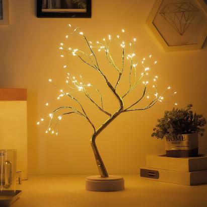 Decor LED pentru copac de masa - alb cald - cu baterie Best CarHome