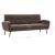 Canapea de 3 persoane, material textil, maro  GartenMobel Dekor