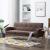 Canapea de 3 persoane, material textil, maro  GartenMobel Dekor