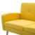 Canapea de 3 persoane, material textil, galben  GartenMobel Dekor