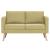 Canapea cu 2 locuri, verde, material textil GartenMobel Dekor