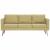 Canapea cu 3 locuri, verde, material textil GartenMobel Dekor