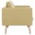 Canapea cu 3 locuri, verde, material textil GartenMobel Dekor