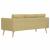 Canapea cu 3 locuri, verde, material textil GartenMobel Dekor