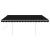 Copertină retractabilă manual, cu stâlpi, antracit, 4x3,5 m GartenMobel Dekor