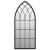 Oglindă, negru, 100x45 cm, fier, utilizare în interior GartenMobel Dekor