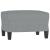 Set de canapele, 4 piese, gri deschis, material textil GartenMobel Dekor