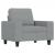 Set de canapele, 4 piese, gri deschis, material textil GartenMobel Dekor