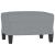 Set de canapele, 3 piese, gri deschis, textil GartenMobel Dekor