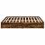 Cadru de pat cu sertare stejar fumuriu 180x200cm lemn prelucrat GartenMobel Dekor