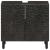 Dulap chiuveta de baie, negru, 62x33x58 cm, lemn masiv de mango GartenMobel Dekor