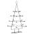 Brad de Crăciun din metal pentru decor, negru, 140 cm GartenMobel Dekor