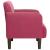 Canapea Scaun cu cotiere Vin Roșu 54 cm catifea GartenMobel Dekor