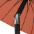 Umbrelă de soare de exterior, stâlp aluminiu, cărămiziu, 270 cm GartenMobel Dekor