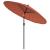 Umbrelă de soare de exterior, stâlp aluminiu, cărămiziu, 270 cm GartenMobel Dekor
