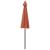 Umbrelă de soare de exterior, stâlp aluminiu, cărămiziu, 270 cm GartenMobel Dekor