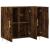 Dulap, stejar fumuriu, 90x34x80 cm, lemn compozit GartenMobel Dekor