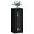 Dulap montat pe perete, negru, 34,5x34x90 cm GartenMobel Dekor