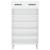 Pantofar, alb extralucios, 60x35x105 cm, lemn prelucrat GartenMobel Dekor