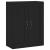 Dulap montat pe perete, negru, 69,5x34x90 cm, lemn prelucrat GartenMobel Dekor
