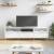 Comodă TV, alb, 150x30x44,5 cm, lemn prelucrat GartenMobel Dekor