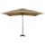 Umbrelă în consolă de grădină, stâlp aluminiu, taupe 250x250 cm GartenMobel Dekor