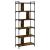 Bibliotecă cu 6 niveluri, stejar fumuriu, 76x32x192 cm, lemn GartenMobel Dekor