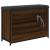 Bancă pantofi cu sertar rabatabil, stejar maro, 82x32x56 cm GartenMobel Dekor