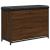 Bancă pantofi cu sertar rabatabil, stejar maro, 82x32x56 cm GartenMobel Dekor