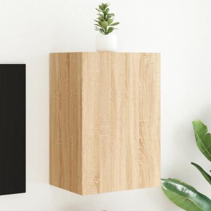 Comodă TV de perete, stejar sonoma 40,5x30x60 cm lemn prelucrat GartenMobel Dekor