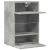 Comode de perete cu lumini LED pentru TV 2 buc. gri beton 40x30x60,5cm GartenMobel Dekor