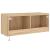 Comodă TV de perete cu lumini LED, stejar sonoma, 100x35x41 cm GartenMobel Dekor