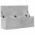 Cutie de depozitare, gri beton, 102x35x35 cm, lemn prelucrat GartenMobel Dekor