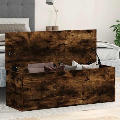 Cutie de depozitare, stejar fumuriu, 102x35x35cm lemn prelucrat GartenMobel Dekor