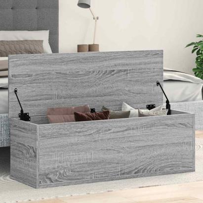 Cutie de depozitare, gri sonoma, 102x35x35 cm, lemn prelucrat GartenMobel Dekor