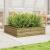 Jardinieră de grădină, 90x90x23 cm, lemn de pin impregnat GartenMobel Dekor