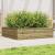 Jardinieră de grădină, 90x90x23 cm, lemn de pin impregnat GartenMobel Dekor