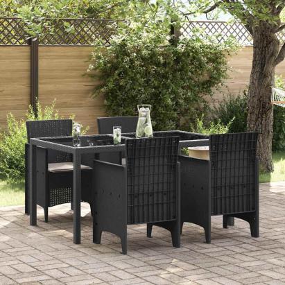 Scaun pentru Grădină 4 pcs Antracit Dimensiune: 53 x 49 x 85 cm GartenMobel Dekor