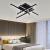 Lustra LED cu Telecomanda Aroldo, 43W, Dimabila, Negru ModernLight Concept