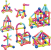 Set de constructie magnetic - Forme 3D (84 piese) PlayLearn Toys