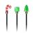 Lampă solară de Crăciun – LED alb rece – modele brad, baston de acadea, cadou – 37 x 7 x 7 cm Best CarHome