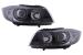 Faruri Angel Eyes BMW Seria 3 E90 Sedan E91 Touring (03.2005-2011) Negru Performance AutoTuning