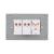 Intrerupator Mecanic 4 Posturi LUXION cu Rama din Sticla, Standard Italian, 3M SmartElectro IntelligentHouse