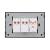 Intrerupator Mecanic 4 Posturi LUXION cu Rama din Sticla, Standard Italian, 3M SmartElectro IntelligentHouse