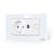 Priza Schuko + TV + Internet cu Rama Din Sticla LUXION, Standard Italian, 4M SmartElectro IntelligentHouse