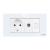 Priza Schuko + TV + Internet cu Rama Din Sticla LUXION, Standard Italian, 4M SmartElectro IntelligentHouse