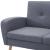 Canapea în formă de L gri deschis 186x136x79cm tapițerie pânză GartenMobel Dekor