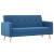 Canapea din material textil albastru GartenMobel Dekor