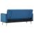 Canapea din material textil albastru GartenMobel Dekor