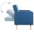 Canapea din material textil albastru GartenMobel Dekor